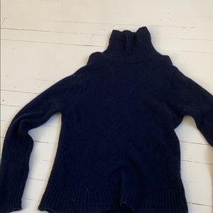 navy blue turtleneck